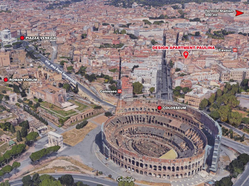 Design Paulina 300 Mt From Colosseum Appartement Rome
